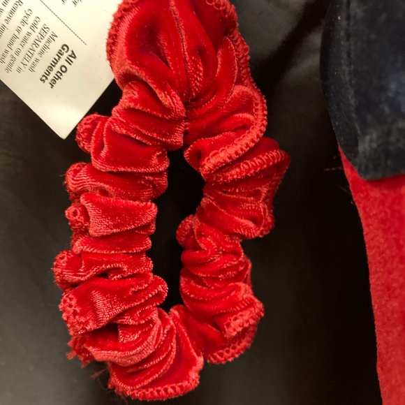 GK Deep Red & Black Adult Small Halter Velvet Figure Ice Skating Dress SK732 - Picture 5 of 8